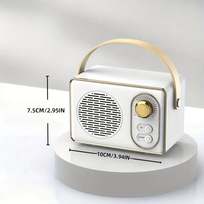 Retro Mini Bluetooth Speaker – Portable & Vintage