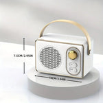 Retro Mini Bluetooth Speaker – Portable & Vintage