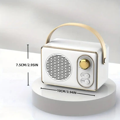 Retro Mini Bluetooth Speaker – Portable & Vintage