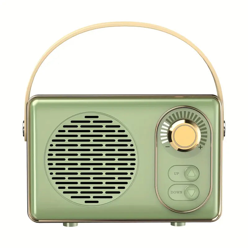 Retro Mini Bluetooth Speaker – Portable Hi-Fi Vintage Speaker for Home & Travel