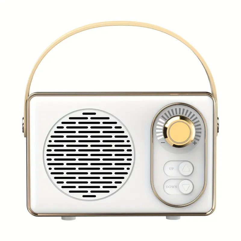 Retro Mini Bluetooth Speaker – Portable Hi-Fi Vintage Speaker for Home & Travel