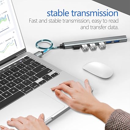 Yellotee USB HUB 3.0 Aluminum Alloy 7-Port Expander